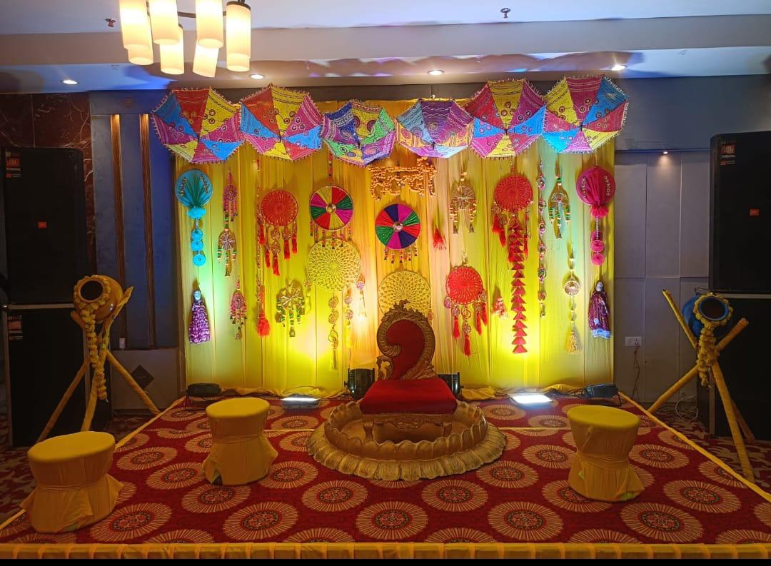 Tulip Celebration Banquet Hall event setup in Agra