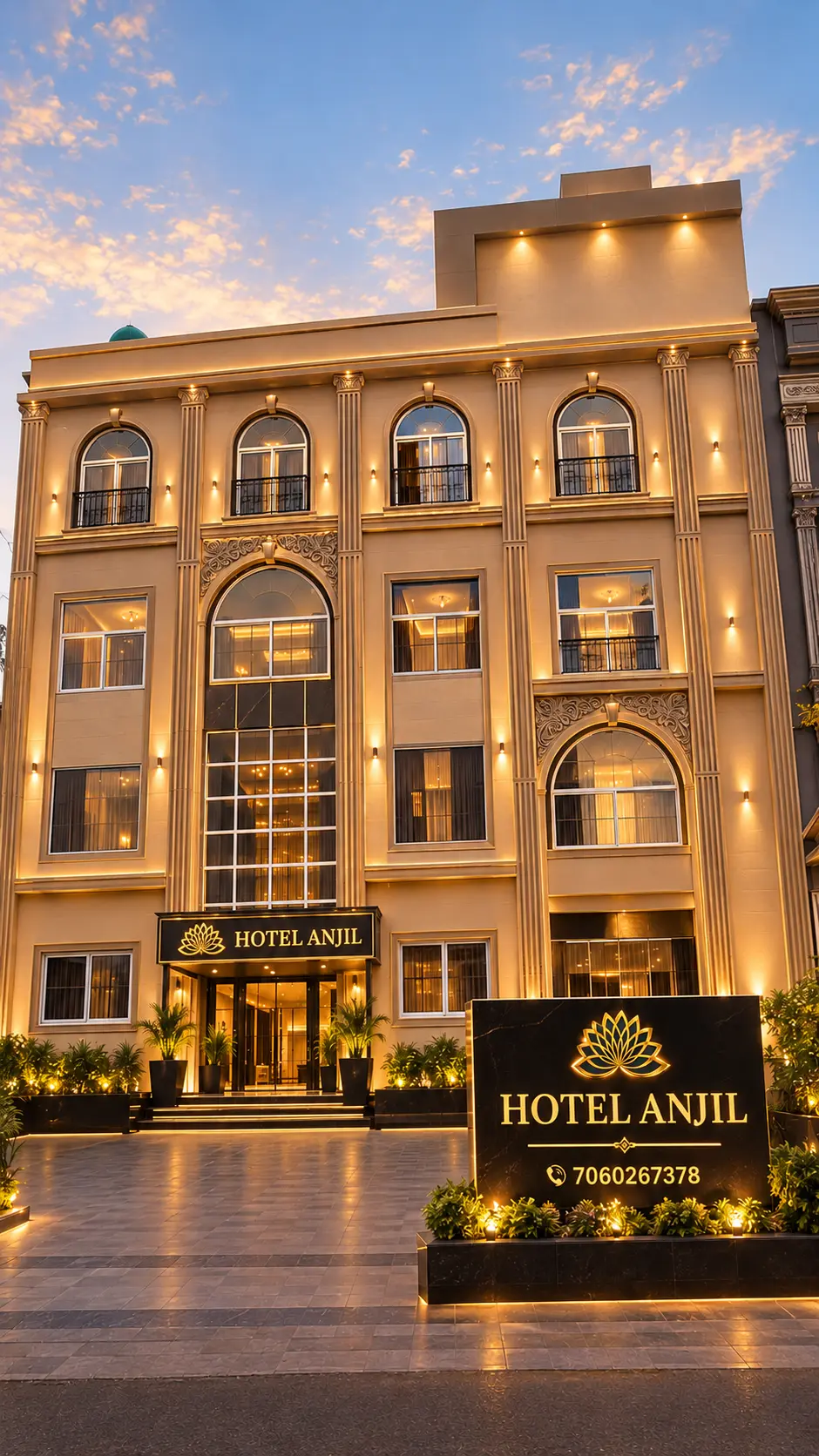 Hotel Anjil Vrindavan Near Bankey Bihari Temple, Prem Mandir & ISKCON