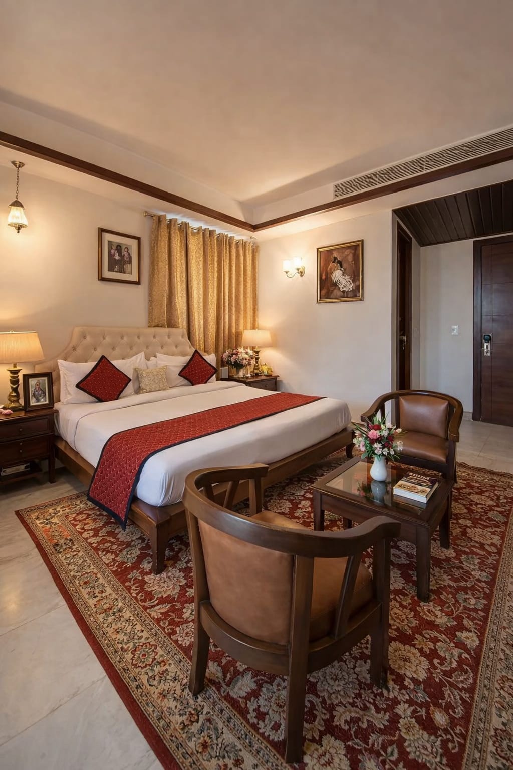 Comfortable Guest Room at Hotel The Agra Grande