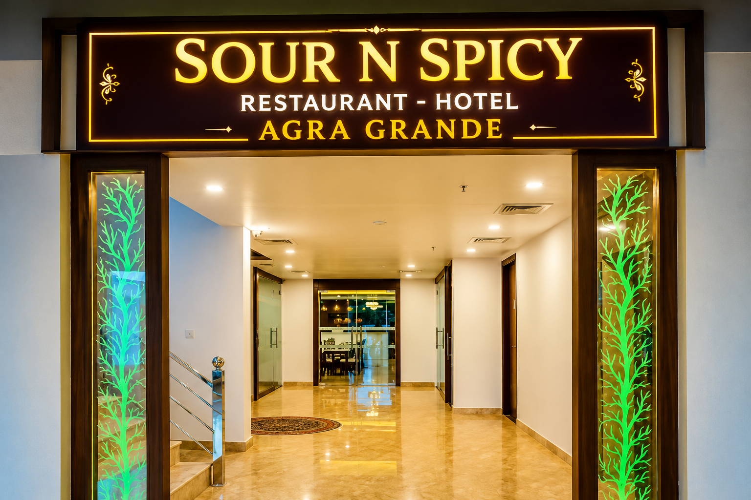Sour N Spicy Restaurant at Hotel Pratap Agra